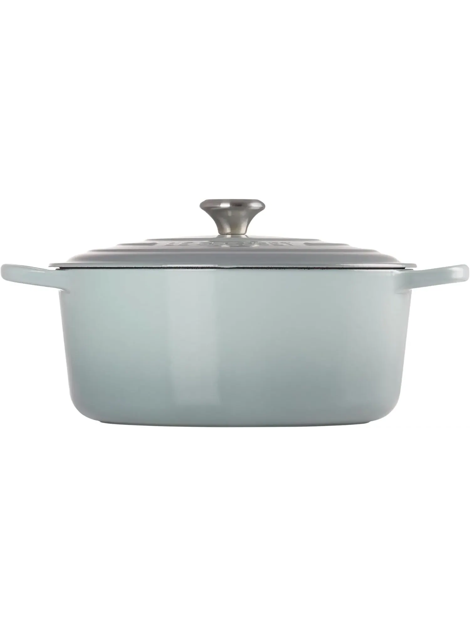 Кастрюля круглая Le Creuset Signature, 8,4 л, 30 см — изображение 4 из 6, морская соль