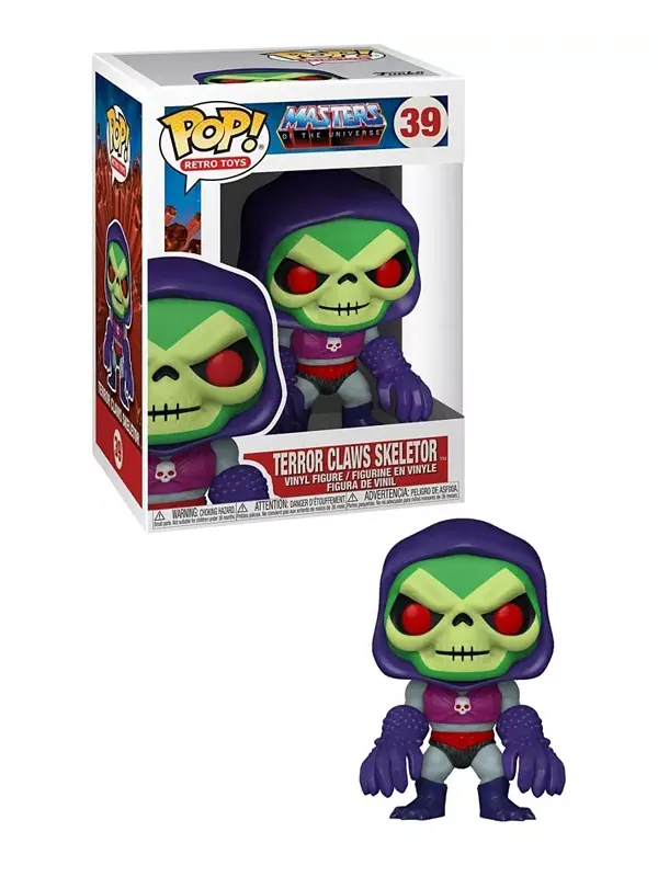 Виниловая фигурка «Властелины вселенной» | Скелетор с когтями ужаса Funko — изображение 3 из 3, фиолетовый
