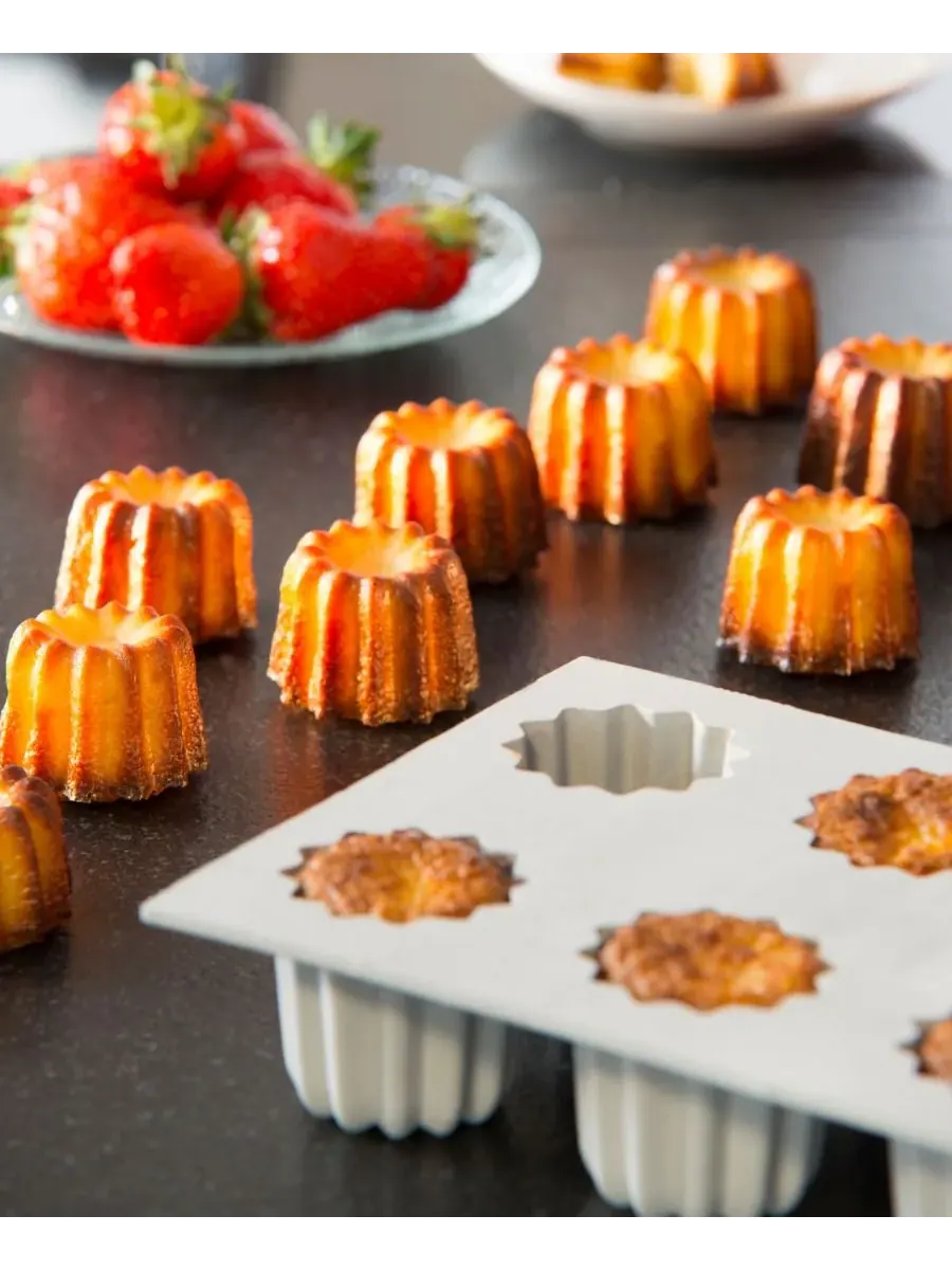 Силиконовая форма Elastomoule Cannele De Buyer — изображение 3 из 3, серый
