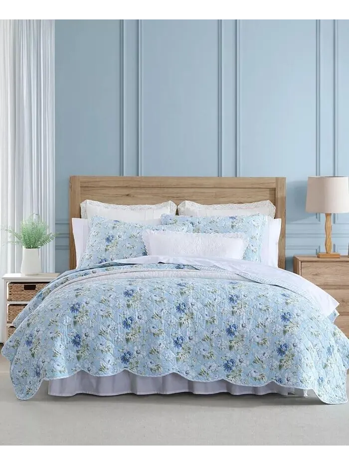 Наборы двусторонних одеял «Пионовый сад» Laura Ashley