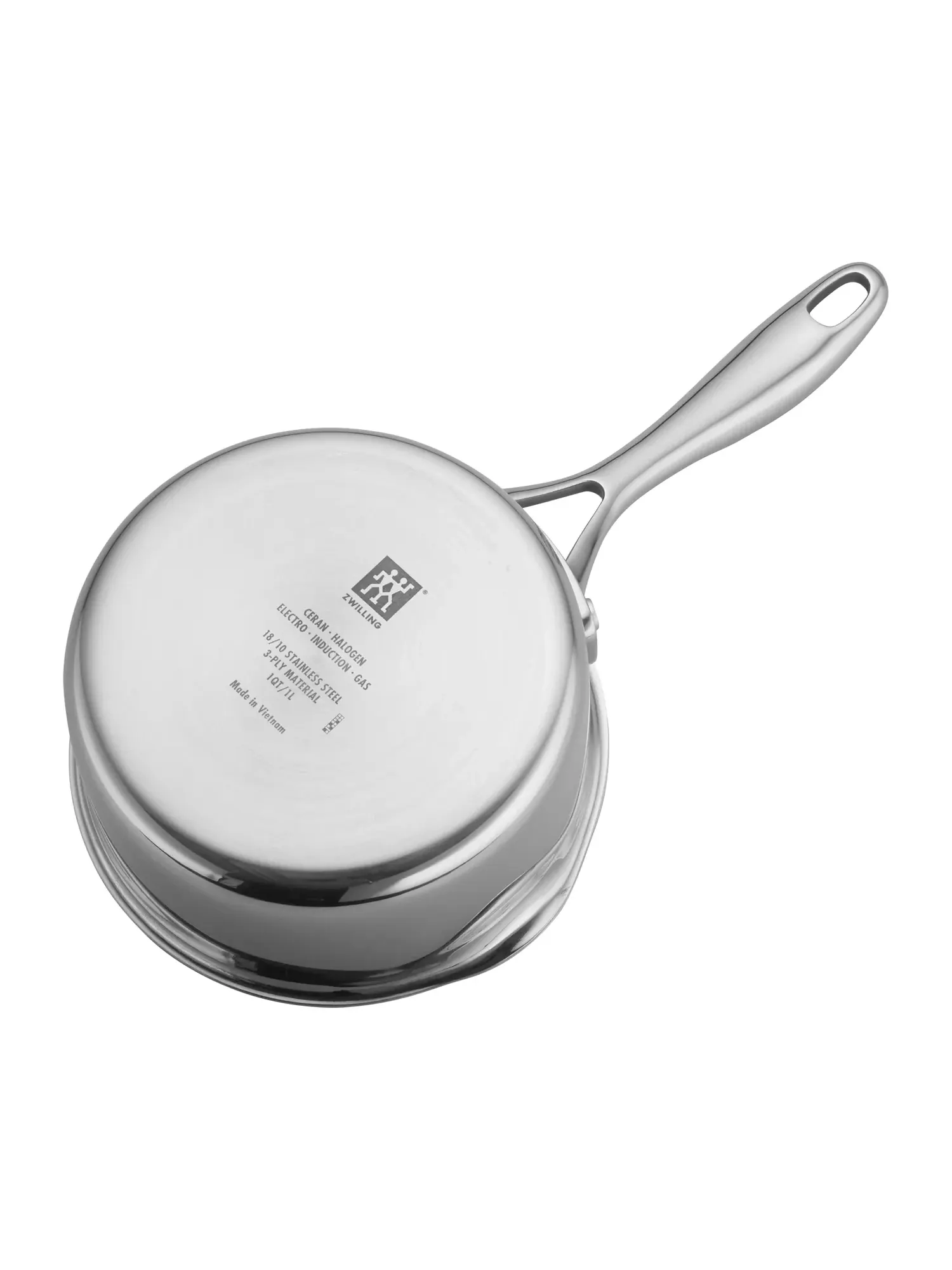 Ковш Zwilling Clad CFX Ceramic, 0,95 л, 14 см — изображение 4 из 5, серебристый