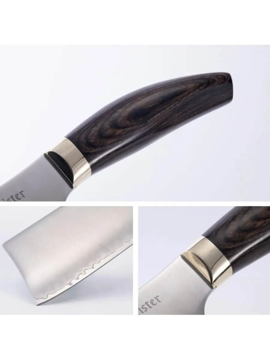 Нож Кавасима Накири, 17 см Messermeister — изображение 2 из 6, серебристый