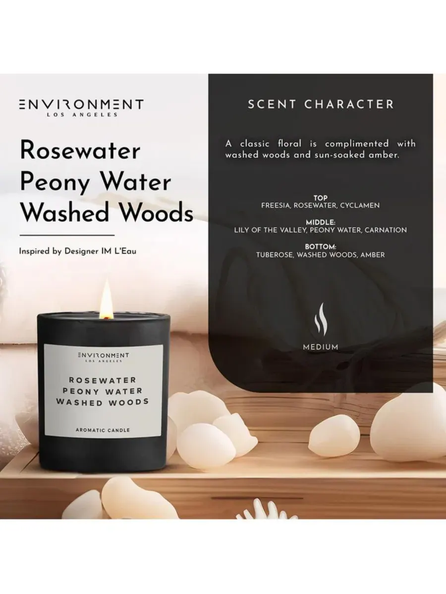 Ароматическая свеча 8 унций, модель Issey Miyake L'Eau d'Issey ENVIRONMENT — изображение 3 из 3, нет цвета