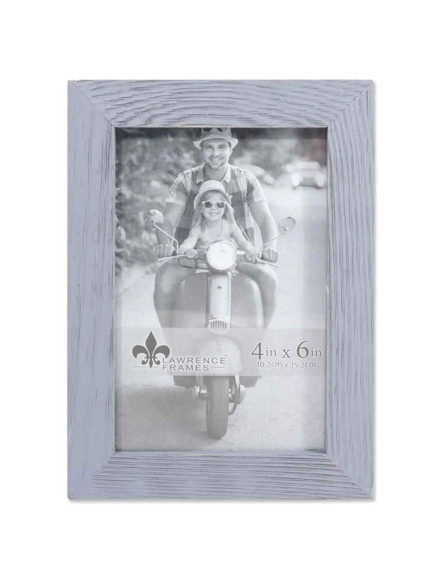 Рамка для картины Charlotte из состаренного серого дерева - 4" x 6" Lawrence Frames