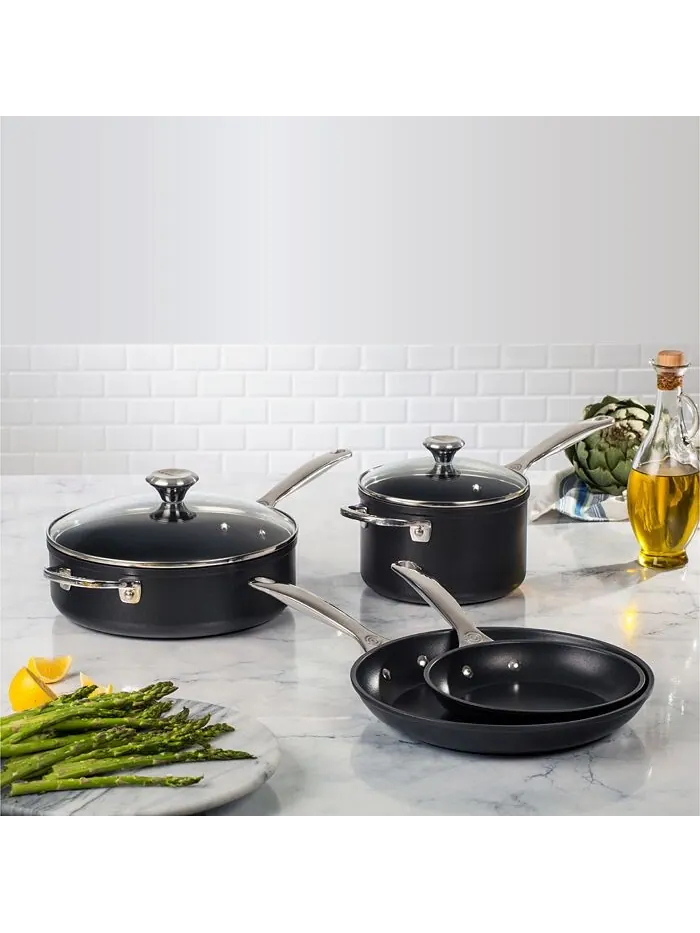 Набор посуды Le Creuset Toughened Non-Stick PRO, 10 предметов — изображение 2 из 7, черный