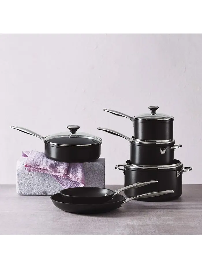 Набор посуды Le Creuset Toughened Non-Stick PRO, 10 предметов — изображение 3 из 7, черный