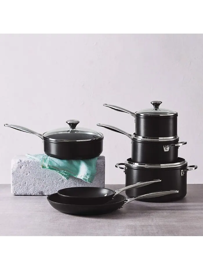 Набор посуды Le Creuset Toughened Non-Stick PRO, 10 предметов — изображение 4 из 7, черный