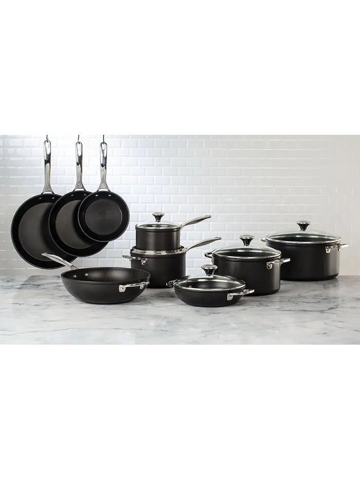 Набор посуды Le Creuset Toughened Non-Stick PRO, 10 предметов — изображение 5 из 7, черный