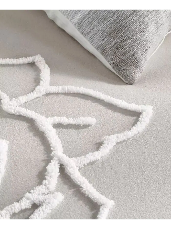 Коллекция пододеяльников Chenille Rose Peri Home — изображение 6 из 7, серый