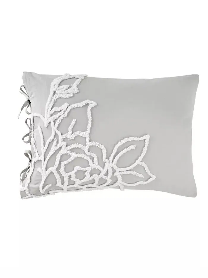 Коллекция пододеяльников Chenille Rose Peri Home — изображение 7 из 7, серый