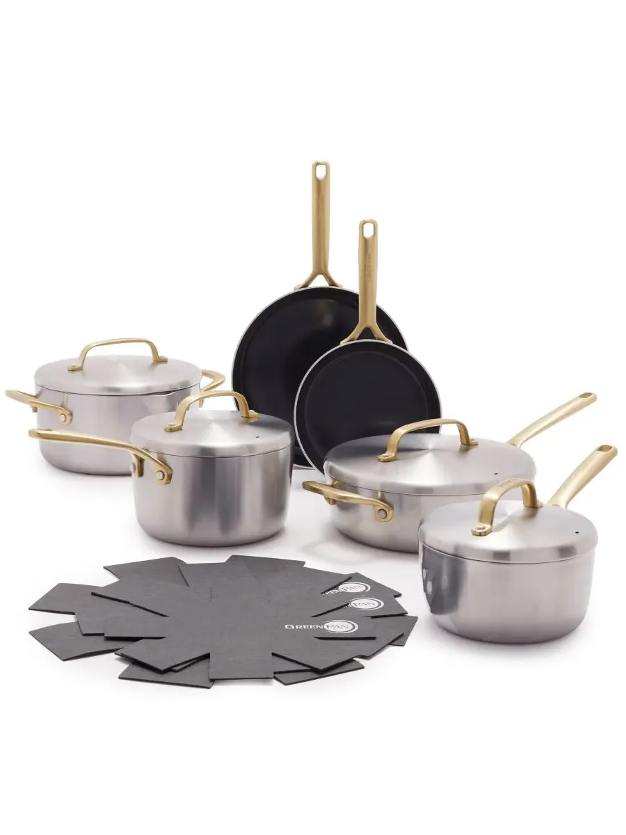 Набор посуды GreenPan GP5 Stainless Steel, 13 предметов