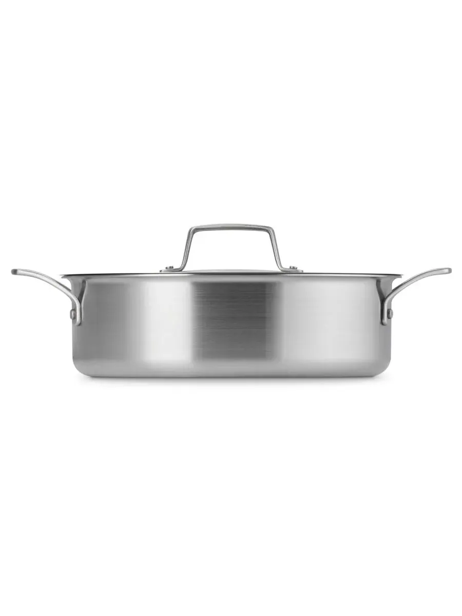 Незаменимая кастрюля-рондо из нержавеющей стали объемом 4 л Le Creuset — изображение 2 из 6, серебряный