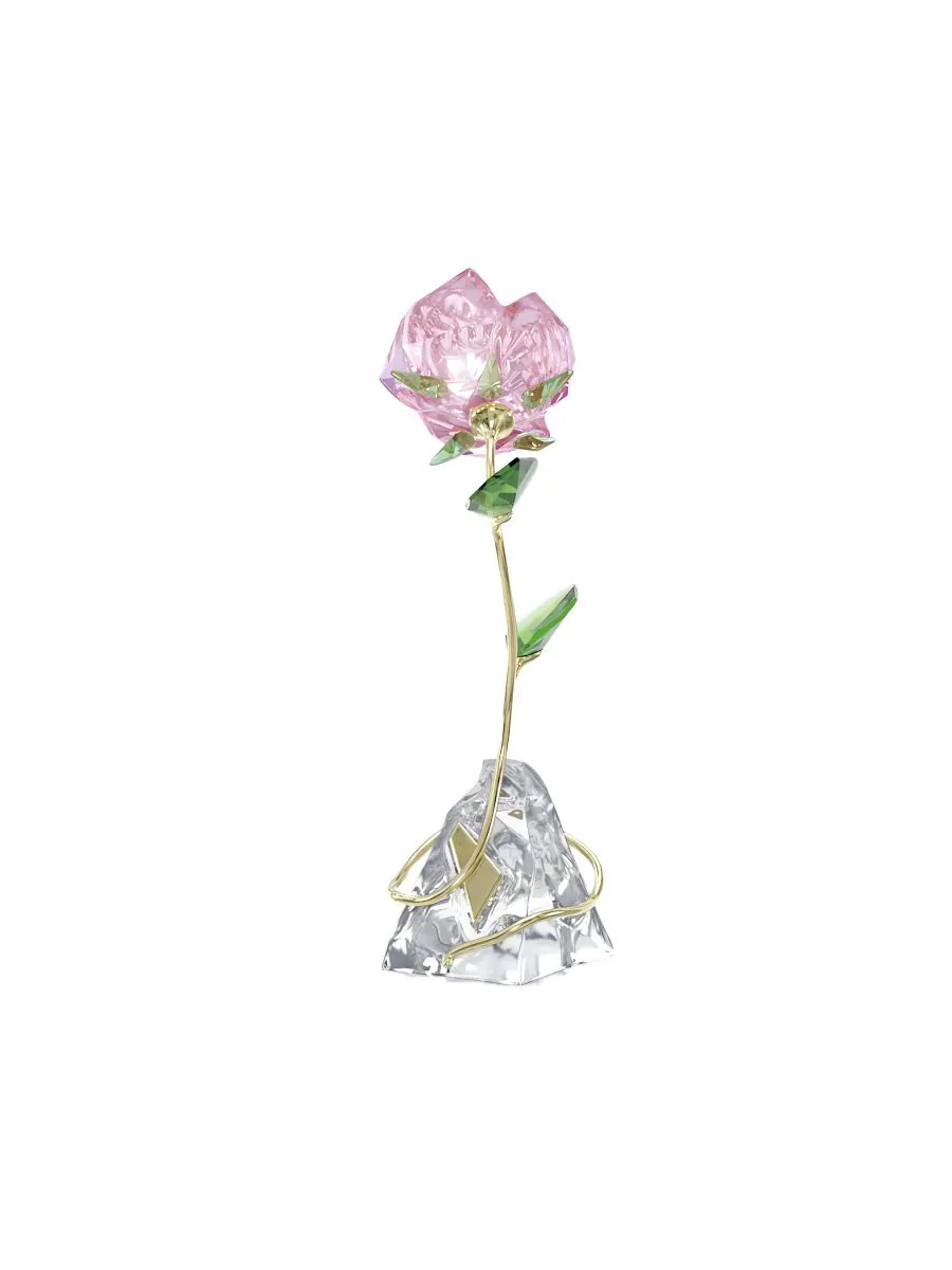 Фигурка розы Флорере Swarovski — изображение 2 из 4, розовый