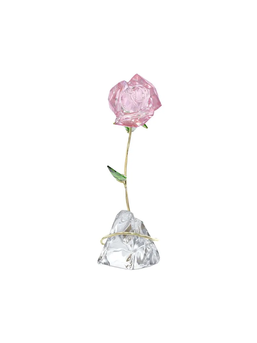 Фигурка розы Флорере Swarovski — изображение 3 из 4, розовый