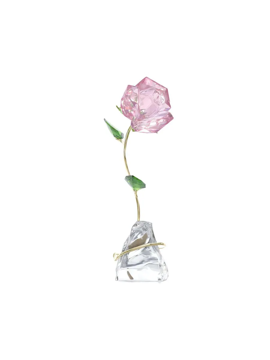 Фигурка розы Флорере Swarovski — изображение 4 из 4, розовый