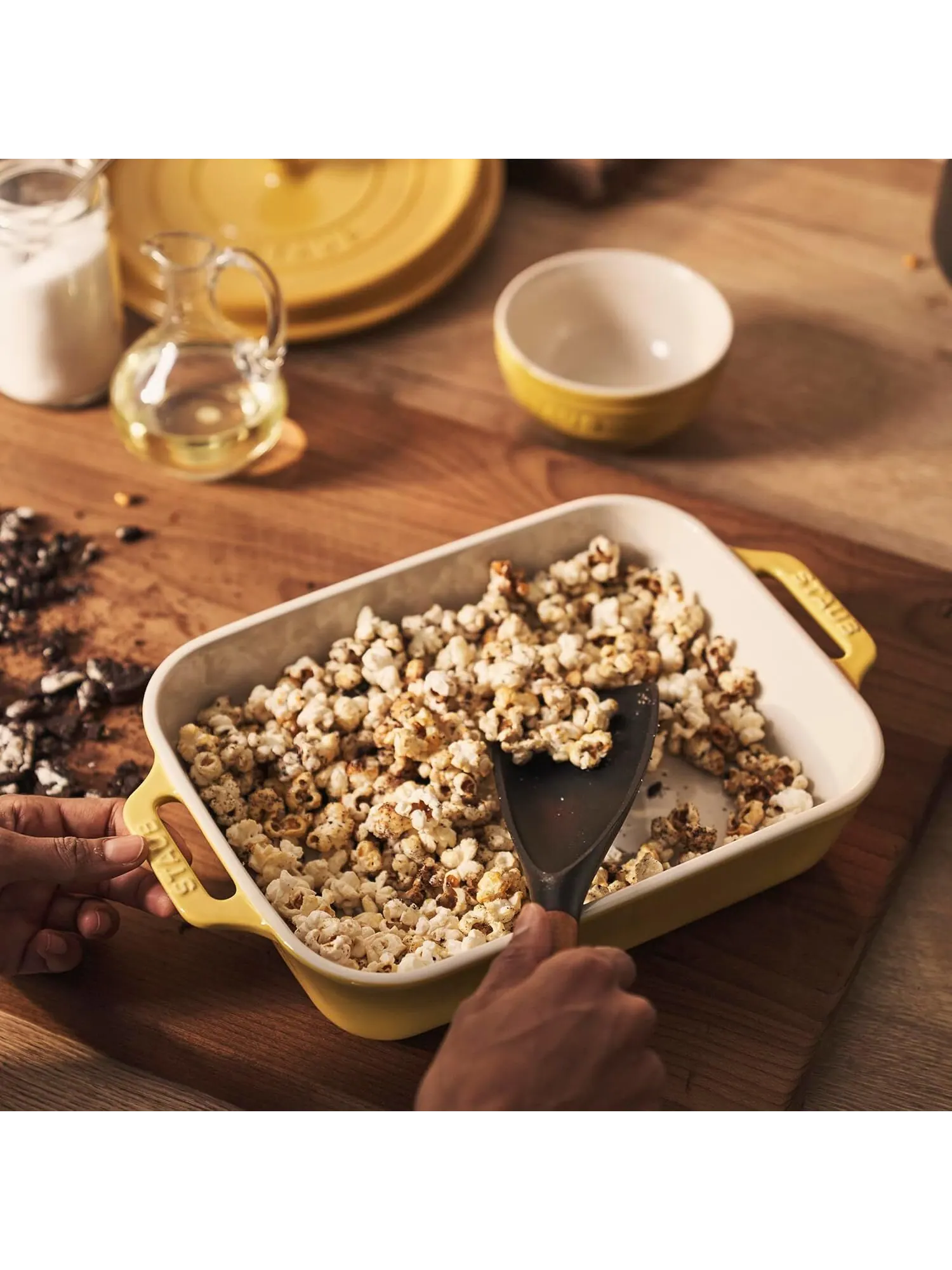 Набор форм для выпечки Staub Ceramic, 3 предмета — изображение 5 из 8, желтый