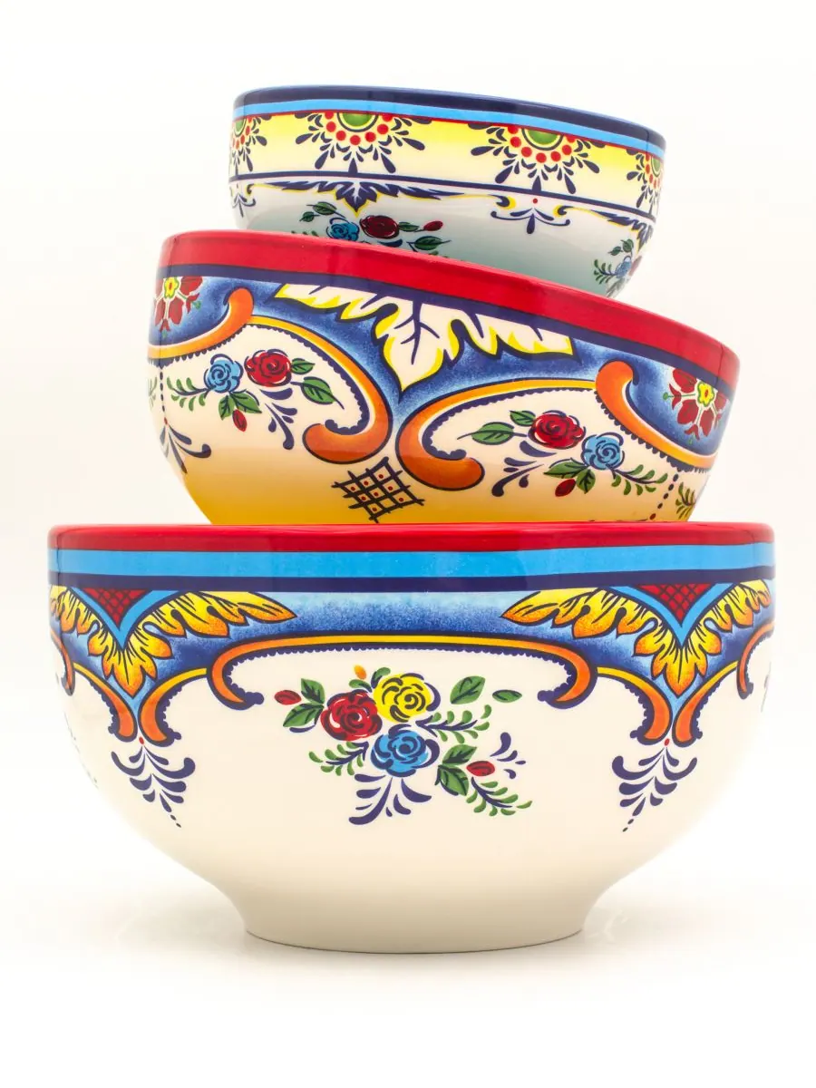 Набор из 3 мисок Zanzibar Euro Ceramica