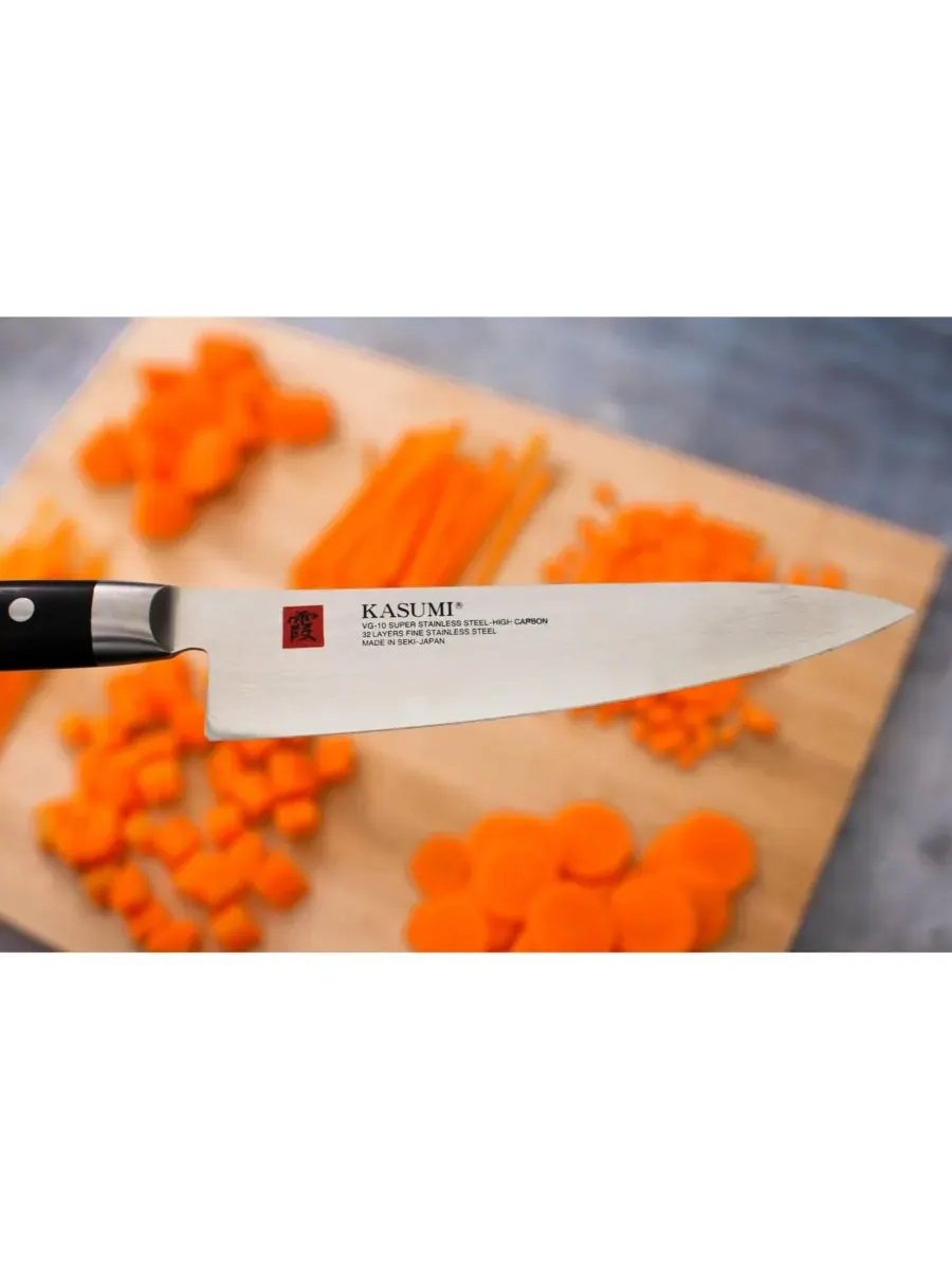 18 см нож Santoku Kasumi, нержавеющая сталь — изображение 10 из 10, серебристый