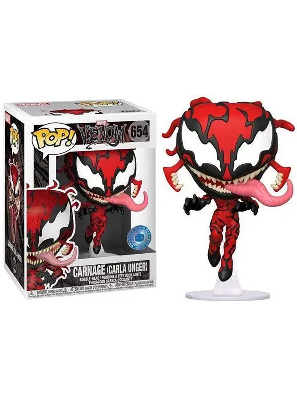 Виниловая фигурка Marvel pop | Carnage (Карла Унгер) Funko — изображение 3 из 3, красный
