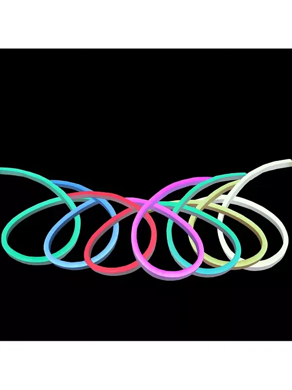 18-Футовые светодиодные гирлянды коммерческого класса RGB Neon в стиле гибких рождественских