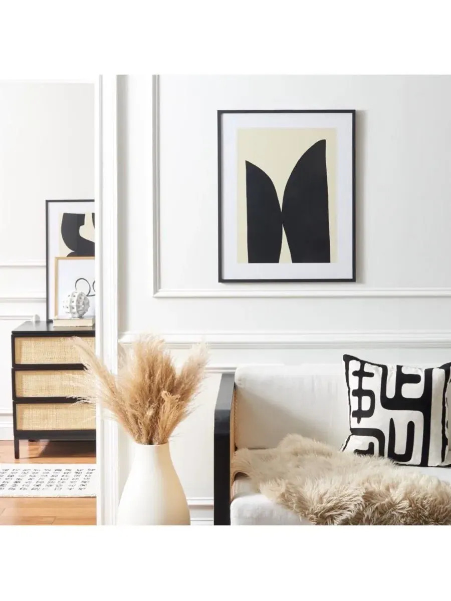 Рамка для фото Like Minds Framed Wall Art Safavieh — изображение 2 из 4, слоновая кость/черный