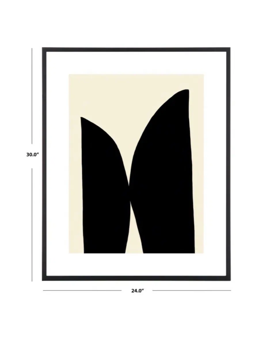 Рамка для фото Like Minds Framed Wall Art Safavieh — изображение 3 из 4, слоновая кость/черный