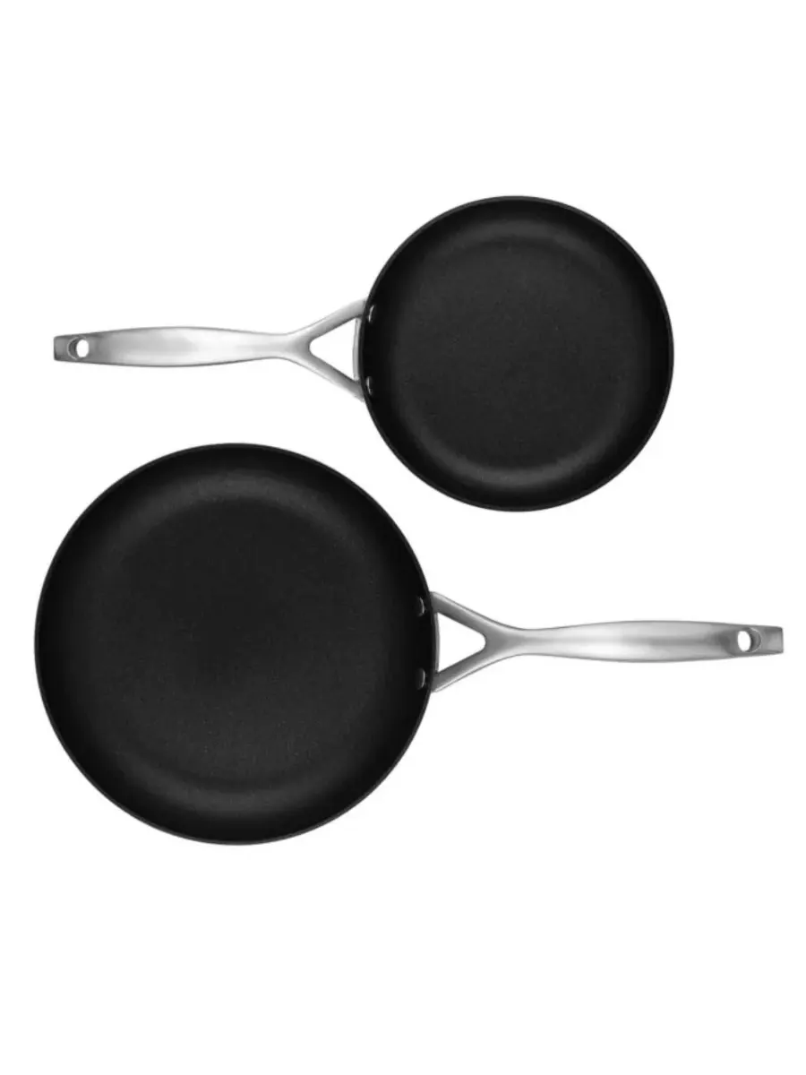 Набор из 2 алюминиевых сковородок Scanpan — изображение 3 из 5, серебряный