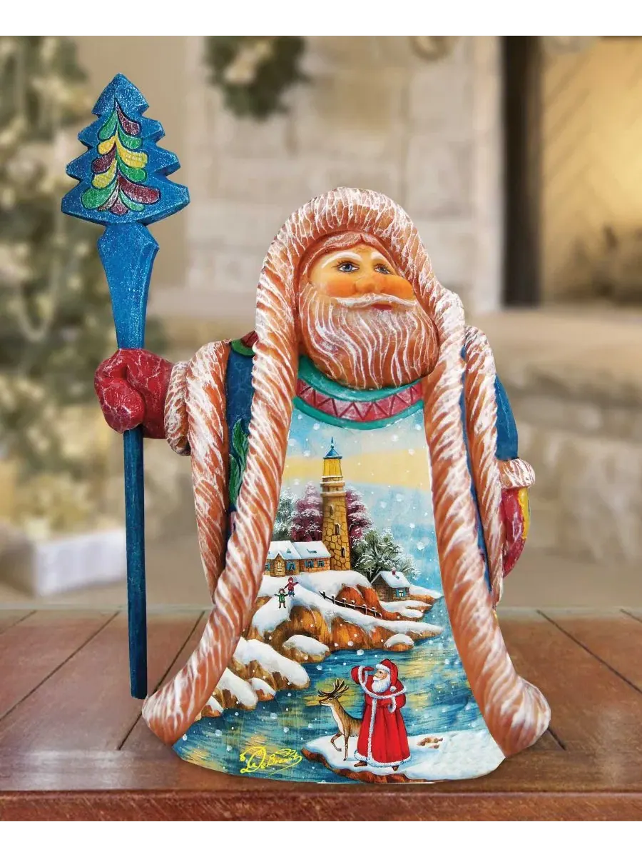 Фигурка Санта-Клауса из лимитированной коллекции Light House Holidays Regal Santa G.Debrekht — изображение 3 из 6, мульти
