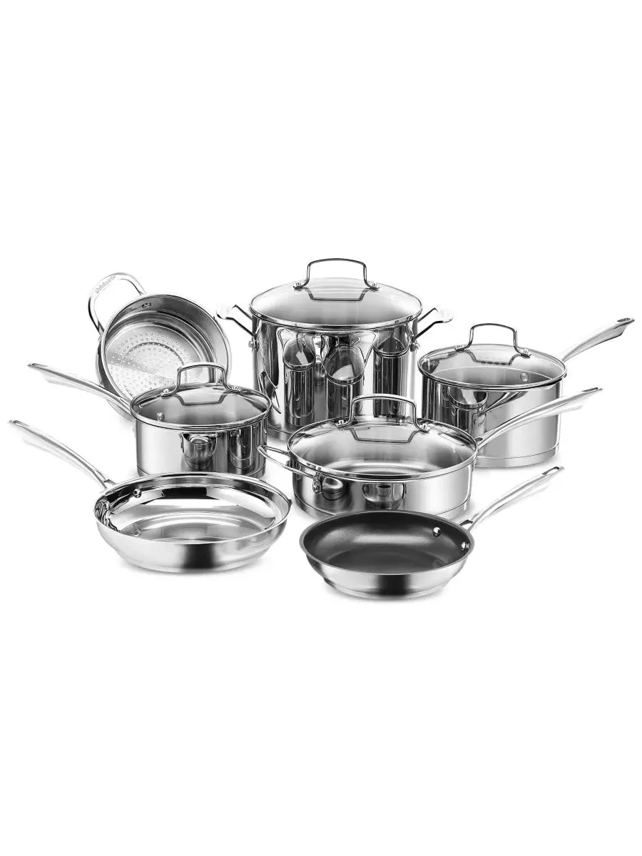 Набор посуды Pro Series из нержавеющей стали, 11 предметов Cuisinart