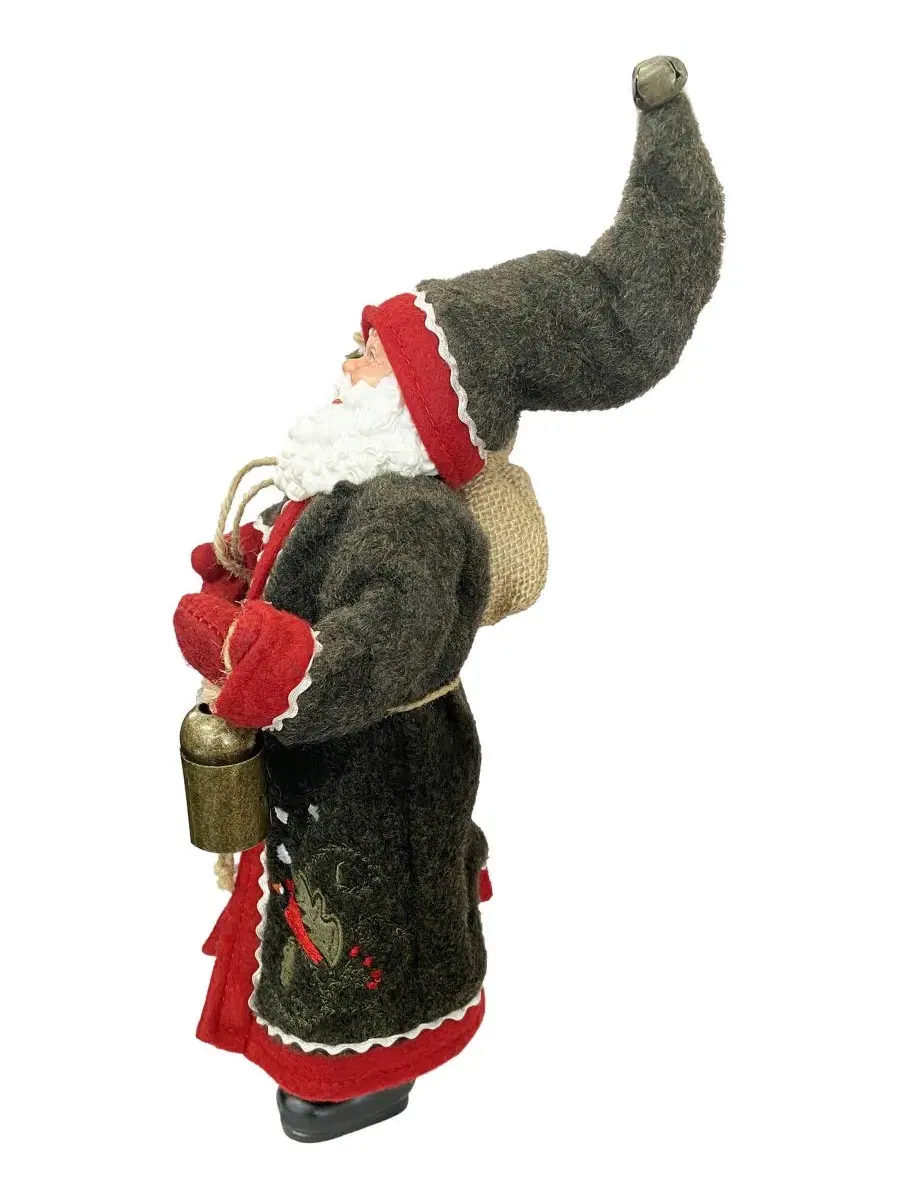 Фигурка кардинала Санта-Клауса высотой 30 см Santa'S Workshop — изображение 3 из 3, зеленый