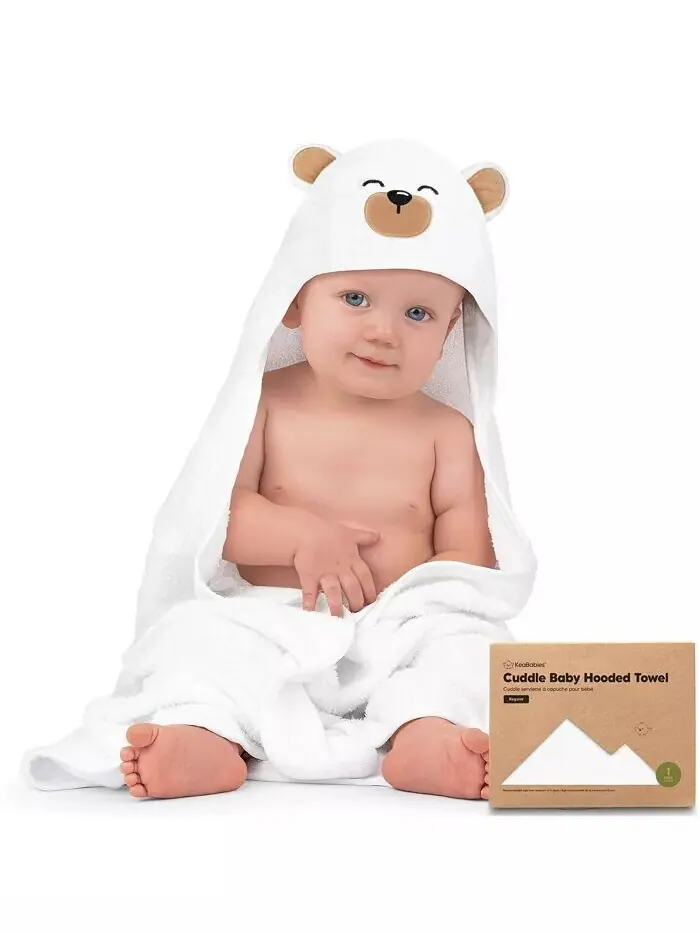 Детское полотенце с капюшоном Keababies Cuddle органическое
