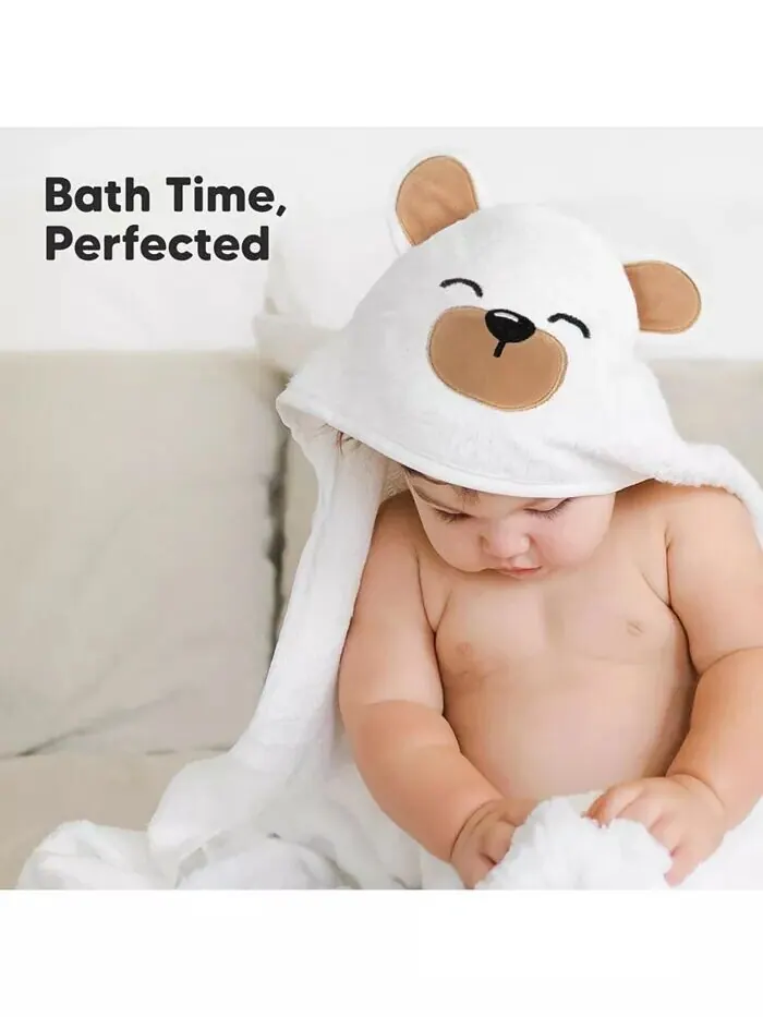 Детское полотенце с капюшоном Keababies Cuddle органическое — изображение 9 из 9, коричневый