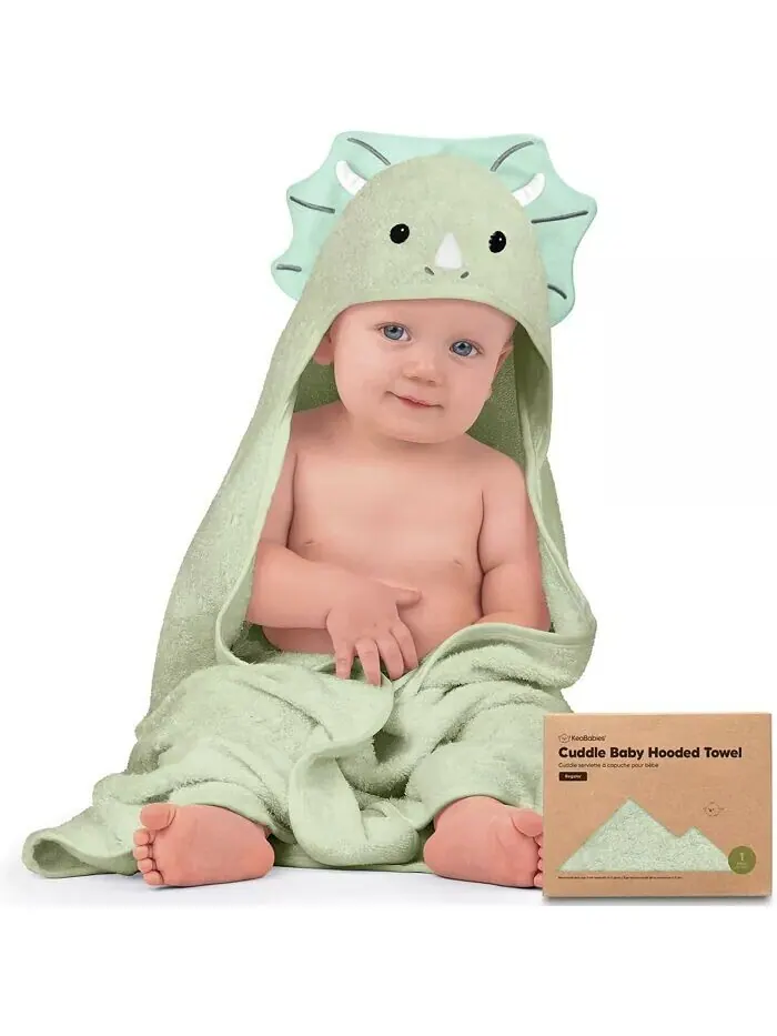 Детское полотенце с капюшоном Keababies Cuddle органическое