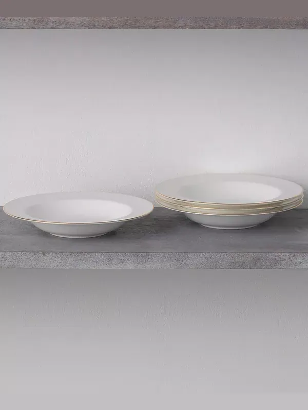 Набор для аккомпанемента из 4 суповых мисок Noritake — изображение 2 из 4, белый