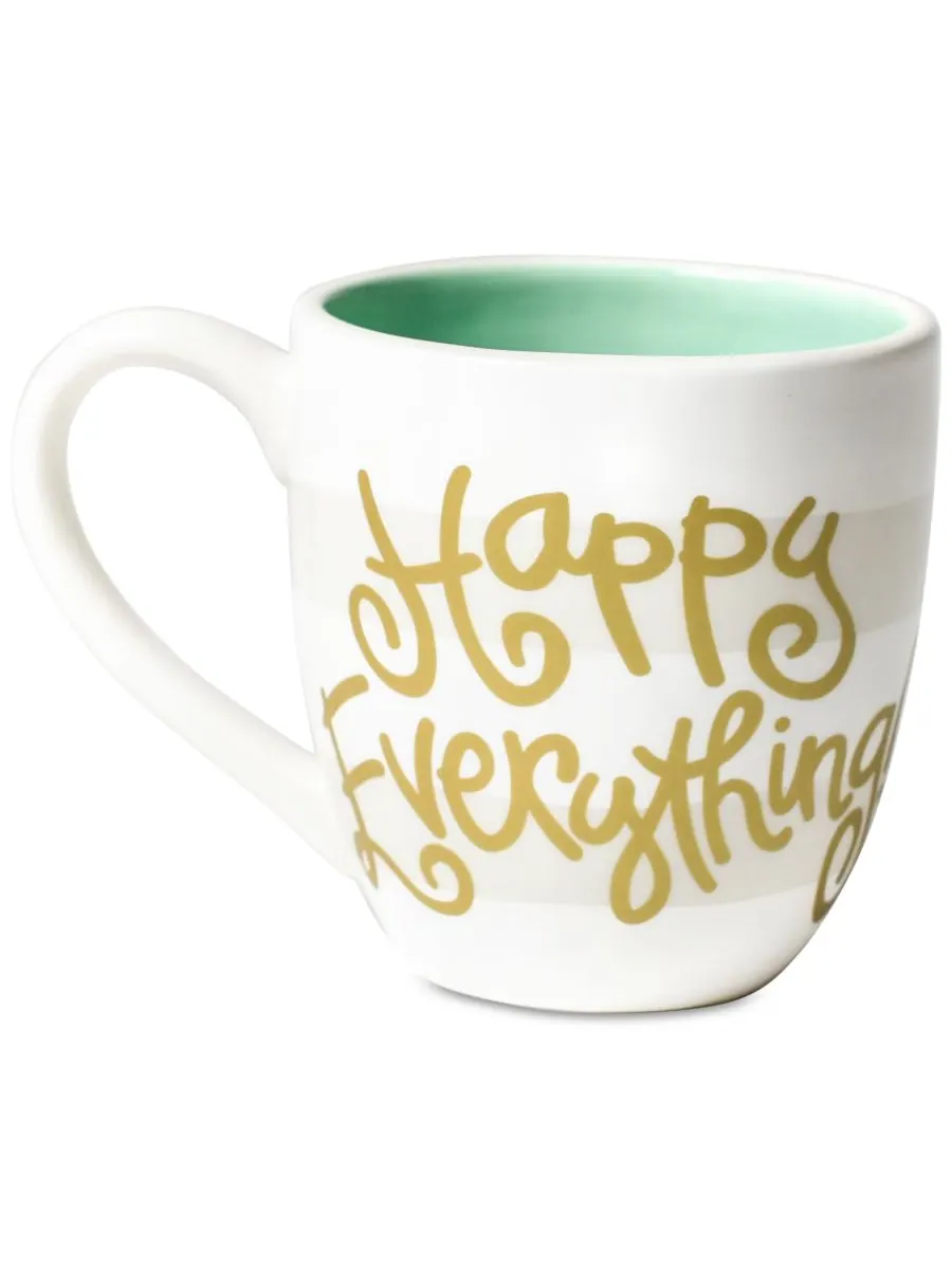 Happy Everything Кружка «Белая полоса» — белый