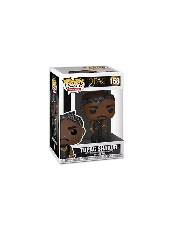 Виниловая фигурка Pop Rocks | Тупак Шакур Funko — изображение 3 из 3, черный