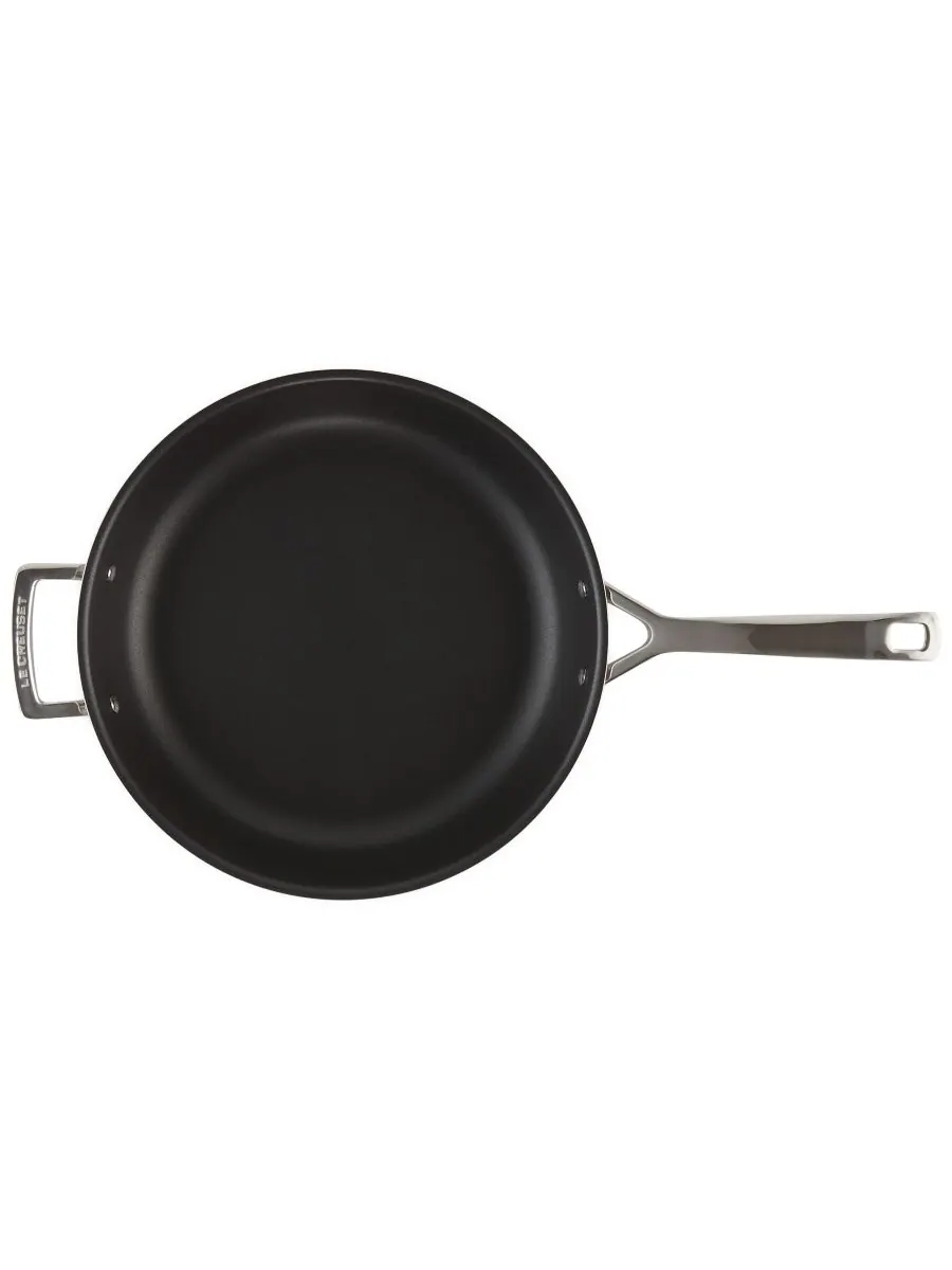 Le Creuset Классическая круглая сковорода из нержавеющей стали с антипригарным покрытием, 12 дюймов — изображение 4 из 5
