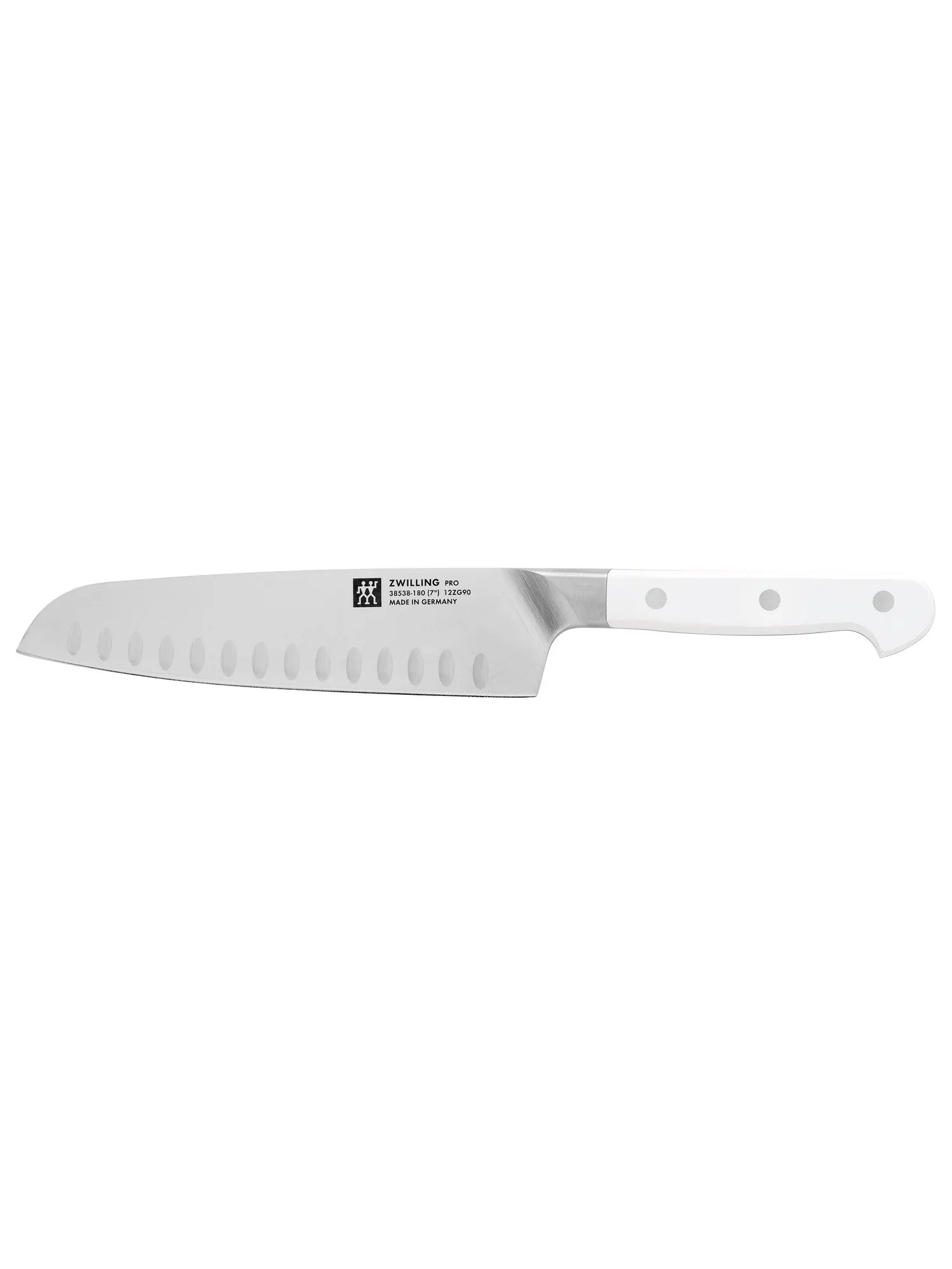 Нож ZWILLING Pro le blanc Santoku с воздушными карманами, 18 см