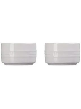 Набор пиал Le Creuset Stoneware, 2 предмета, 8 см/0.2 л — изображение 6 из 8, желтый