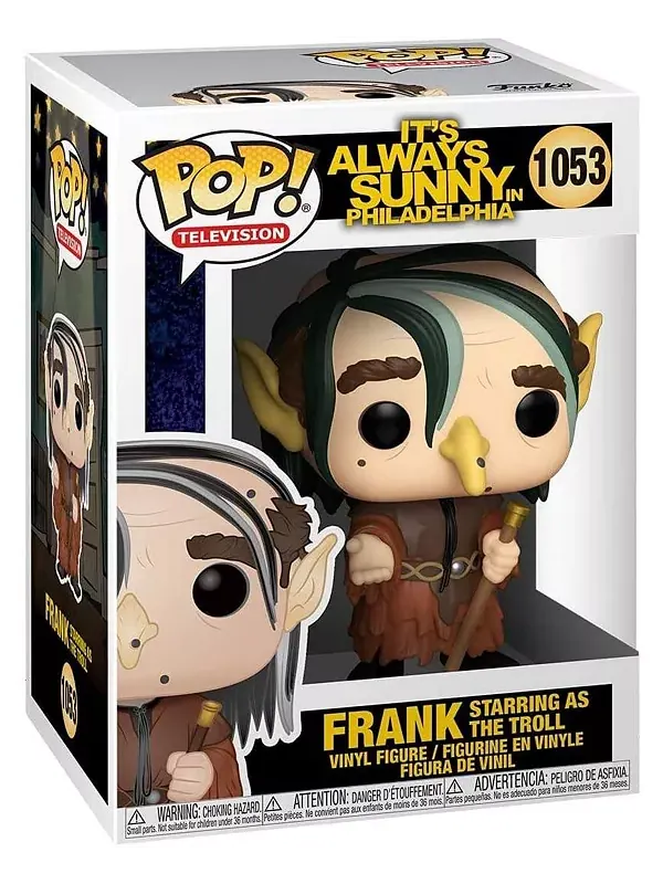 Виниловая фигурка «В Филадельфии всегда солнечно» | Фрэнк в роли тролля Funko — изображение 2 из 3, коричневый