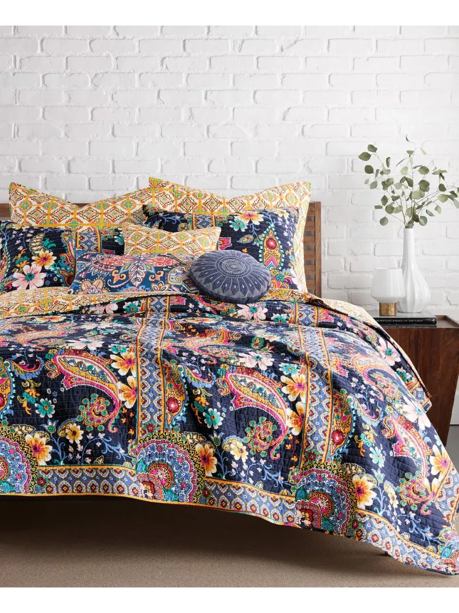 Двустороннее одеяло Bertelli Paisley, 2 предмета, размер Twin/Twin XL Levtex
