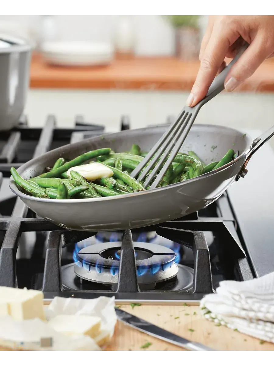 Набор из 6 предметов алюминиевой посуды с антипригарным покрытием Cook + Create Rachael Ray — изображение 5 из 7, серый