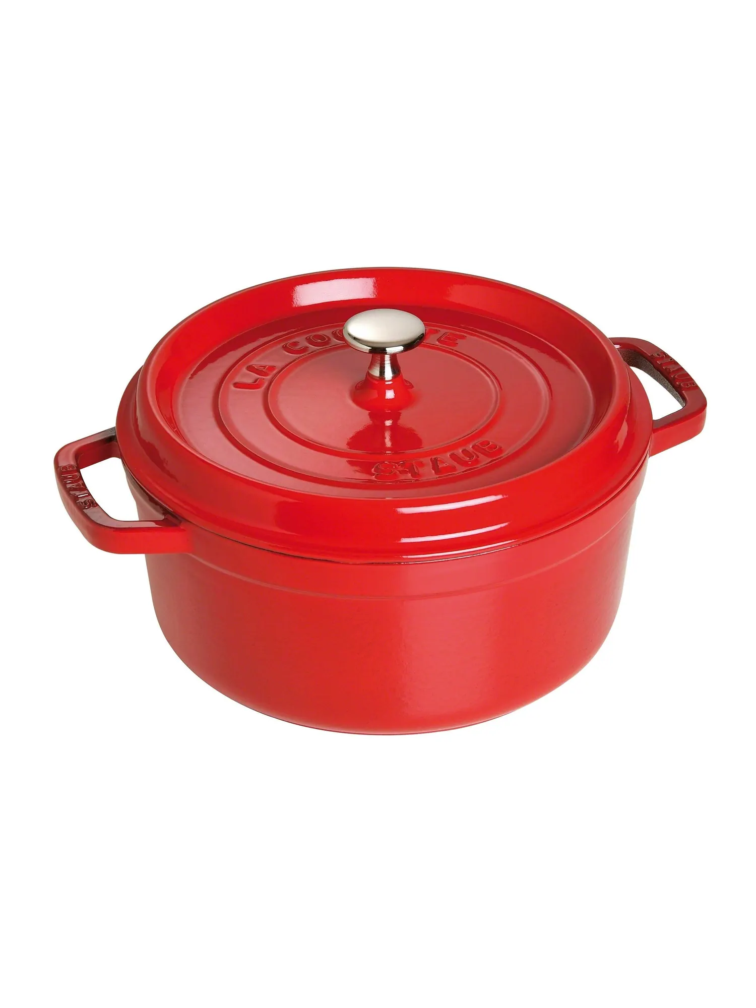 Круглая чугунная кокотница Staub, 24 см, 3.8 л