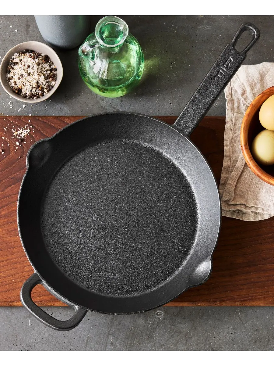 Сковорода чугунная GreenPan X Bobby Flay Cast Iron, 26 см — изображение 5 из 10, черный