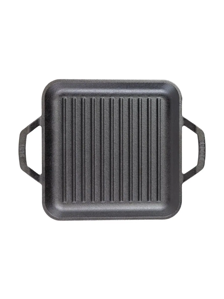 Чугунная сковорода-гриль Lodge Chef Collection, 11 дюймов Lodge Cast Iron — изображение 2 из 4, черный