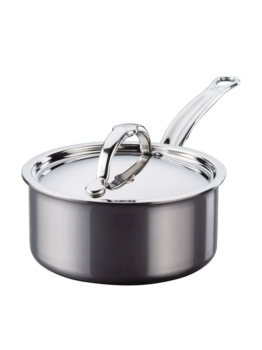 Hestan Кастрюля с крышкой NanoBond из титановой нержавеющей стали объемом 1,5 кварты