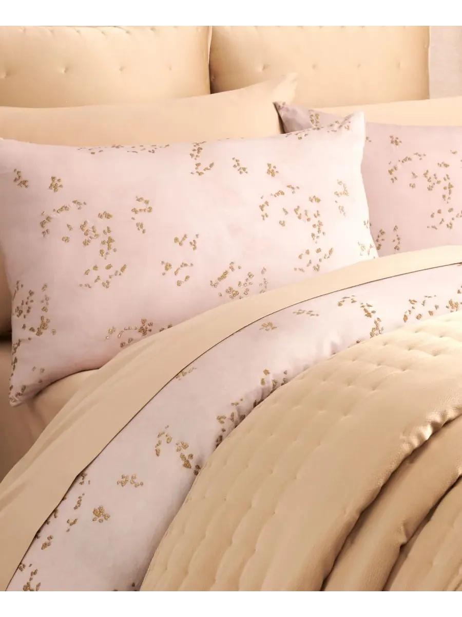 Дышащий пододеяльник Dusk, размер Full/Queen Donna Karan Home — изображение 3 из 4, пудровый розовый
