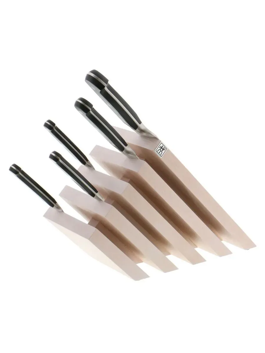 Наклонный итальянский магнитный блок из бука JA Henckels Zwilling — изображение 2 из 2, белый