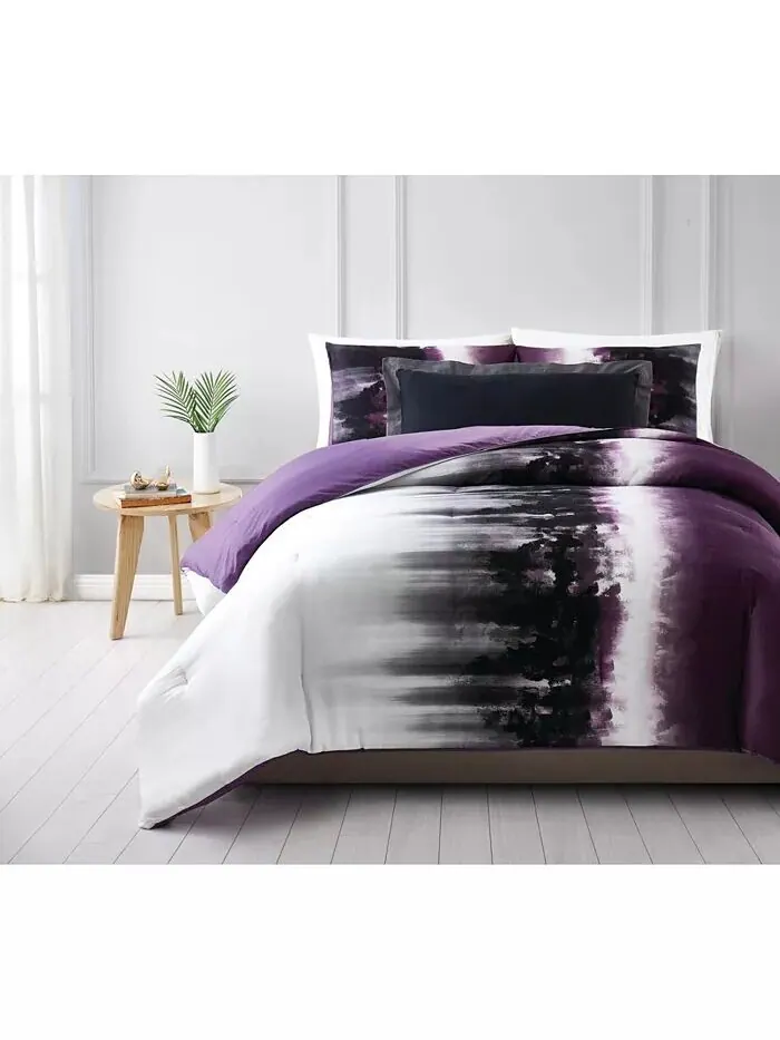 Коллекция одеял Винса Камуто Мирреа Vince Camuto Home — изображение 4 из 4, белый/фиолетовый