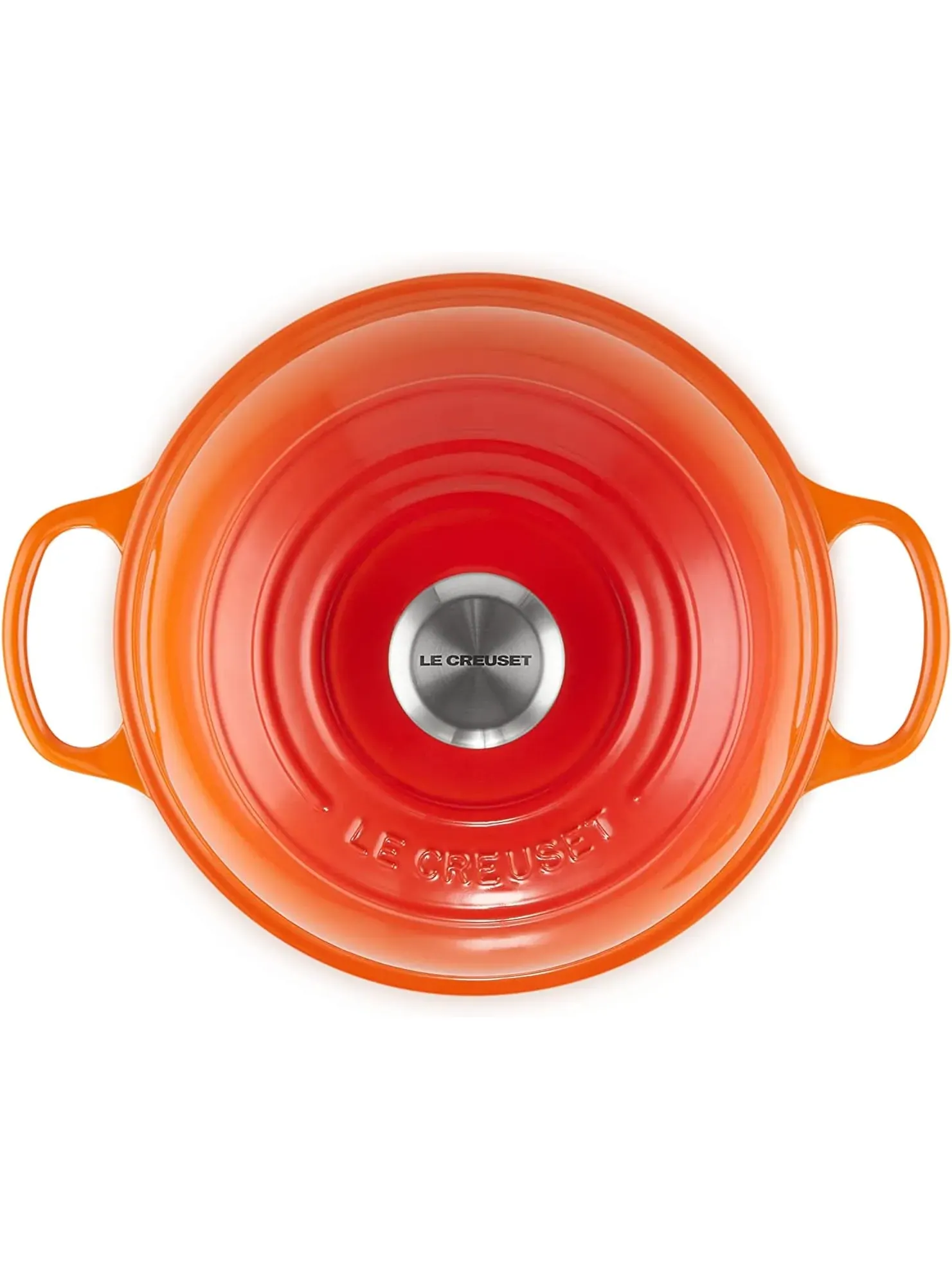 Форма для выпечки Le Creuset Enameled Cast Iron Signature Round Bread Oven, 1,6 л, 24 см — изображение 2 из 7, оранжевый